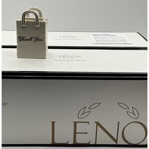Lenox Porcelain Shopping Bag Thank You Bridal Baby Shower Party Favors Set/20